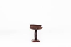 Ashanti stool in wood, African design, 1950 For Sale at 1stDibs