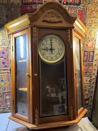 D&A 27” Wall Clock Westminster Chime | Quartz Solid Maple ...