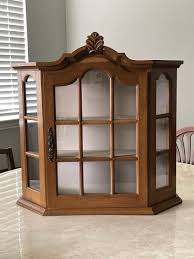 Vintage Powell Wall Hanging Curio Cabinet Display Or Table ...