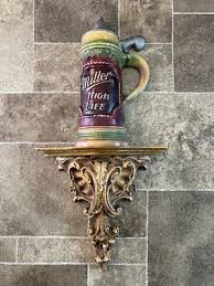 1940s Miller High Life Beer Chalk Stein Back Bar Advertising ...