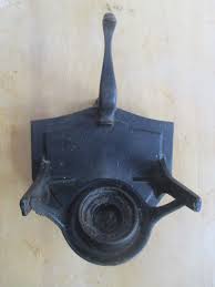 Vintage Heavy Wrought Iron Ship Boat Swivel Candle Holder | eBay Australia