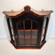 Antique Dutch Wood and Glass Display Cabinet - Oak and Burl Walnut Wood - Hanging Display Case - 1900 English Countryhouse Exclusive - Etsy