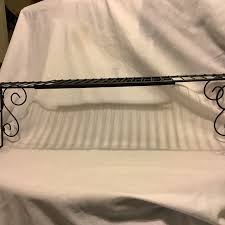 Kitchen | Over The Sink Adjustable Length Black Metal Scroll Work Kitchen Shelf | Poshmark