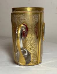 Rare Antique Handmade Moser Jewel Glass Crystal Tea Cup W ...