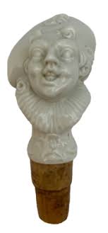 Nymphenburg Porcelain Bustelli Figural Cork Bottle Stopper Rococo happy boy 1900 | eBay