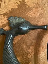 Asian VERY HEAVY Brass Collectables Duck Dragon Pitcher ...