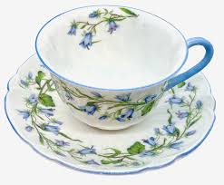 Shelley Bone China Cup and Saucer ~ Teacup "Harebell ...