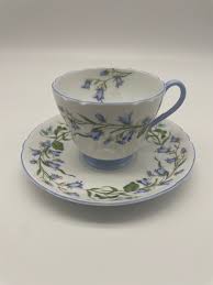 Shelley Harebell Teacup and Saucer - Etsy