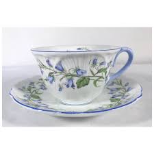 Shelley China Harebell Teacup & Saucer. For Sale at Ruby Lane
