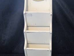 Antique Ivory Wall Letter Holder, Hanging Cream Memo Holder ...