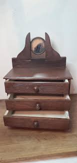 Vintage Salesman Sample Size Chest/ Drawers Mirror Antique Jewelry Doll Dresser - Etsy