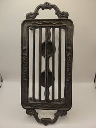 Cast Iron Warmer 2 Votive Candle Holders, Rustic Patina ...