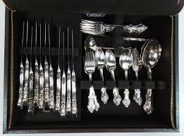 Sold at Auction: (72) International "Orleans" Silverplate Flatware