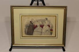 Antique Victorian Women Fashion Plate Art Color Print May ...