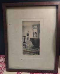 Antique Framed Hand Colored Photograph the Lady in the ...