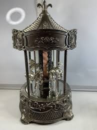 Wallace Silver Plated Carousel Horses Musical | eBay