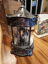 VINTAGE CAROUSEL HORSE ~ SILVER PLATED ~ WALLACE MUSIC ...