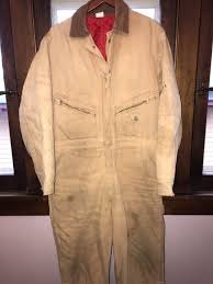 VINTAGE CARHARTT INSULATED DUCK CANVAS BOILER SUIT 44 ...