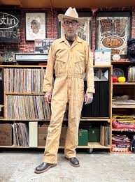Vtg Walls Brown Duck Canvas Work Coveralls Carpenter Worker ...