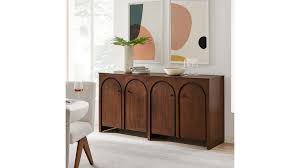 Asmine 69" Solid Wood Sideboard, Walnut