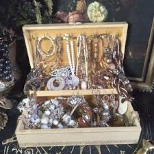 Earth Goddess Jewelry Box Mystery Treasure Chest / Vintage ...