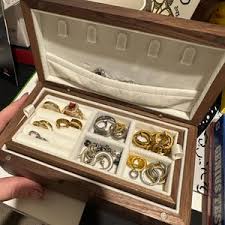 Custom Engraved Walnut Jewelry Box,personalized Wooden ...