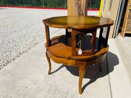 Mid 20th Century Hardwood, Brass Mesh & Leather French ...