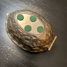 Silver-tone Vintage MCM Cast Metal Walnut-shaped Nutcracker | eBay