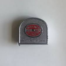 GOOD COND Vintage Walsco Milford Conn metal measuring tape 6ft 806 W made in USA | eBay