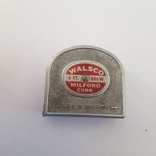 Vintage 1960's Walsco Model 806W 6 Ft Tape Measure, Milford, Connecticut, Good Condition, Tape Shows Imperial and Metric - Etsy