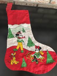 Vintage 40's Or 50's Disney Mickey Mouse Goofy Christmas ...
