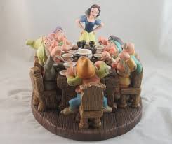 WDCC "soup's On" Snow White and the Seven Dwarfs in Box With ...