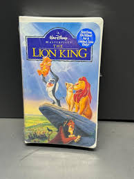 Vhs The Lion King Masterpiece Sealed New First Release 1995 ...
