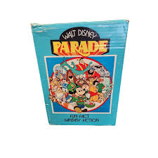 Walt Disney Parade 1970's 4 Book Set Used Condition - good ...