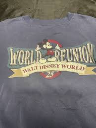 Vintage Disney World Sweatshirt Crewneck SIZE L 25th ...