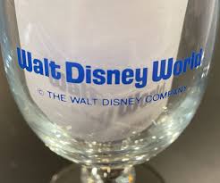 2 Vintage Liberty Tree Tavern Disney World Glass Hurricane ...