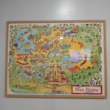 1973 Magic Kingdom Map Poster Disney Map Poster Disney World ...