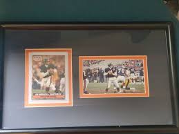 Chicago Bears "Jim Harbaugh #4" Framed Autographed Card and ...