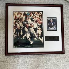 New York Giants-Phil Simms Signed Picture and MVP Card ...