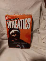 Walter Payton Whole Wheaties Cereal Box Tribute To Sweetness ...