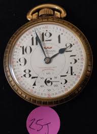 Sold at Auction: Waltham 17 jewel Railroad case 60 hour dial ...