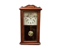 Lot - Waltham 31-Day Chime Wall Clock w/ Key 25 x 11 in ...