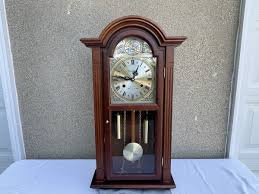 Vintage Waltham 31 Day Chiming Wall Clock Working With Key ...