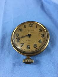 Antique Waltham 8 Day Clock For Automobiles