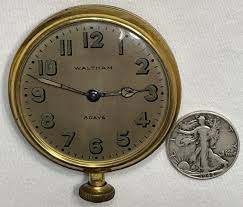 Lot - Antique c. 1912 Waltham Watch Co 8 Day Automobile Car ...