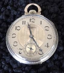 E Howard Pocket Watch 14k White Gold with Chain | eBay