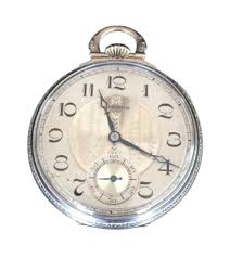 E Howard Pocket Watch 14k White Gold with Chain | eBay