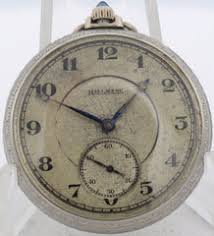 Antique 12s Hallmark Engraved Edge 17 Jewel Mechanical Pocket Watch US – thewatchpreserve