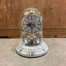 Vintage Hermle Dome Clock Floral Made in Germany - Etsy New ...