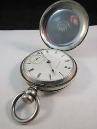 antique pocket watch rare COIN SILVER & 11J American Watch ...